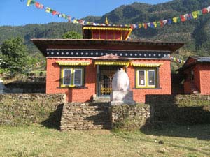 Gompa Bhandar built by Hans Lind Hout in 1997
