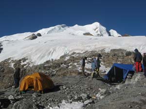 Camp on Mera La 4800 meters
