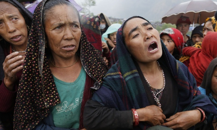 smeken om voedsel Gumda Ganesh Himal