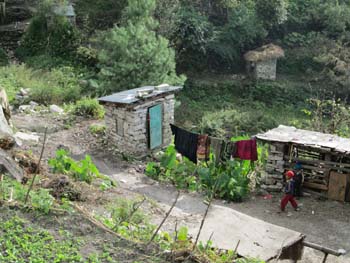Door ons gebouwd toilet